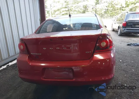 2013 Dodge Avenger Sxt из США, поврежденный, VIN 1C3CDZCBXDN548801